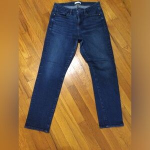 Loft, Curvy Super Soft Girlfriend Blue Denim Jeans. Gently Worn.
